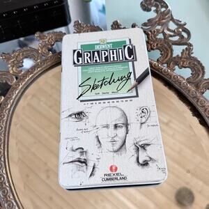 Derwent Graphic Sketching Pencils Made in Britain Lightly Used